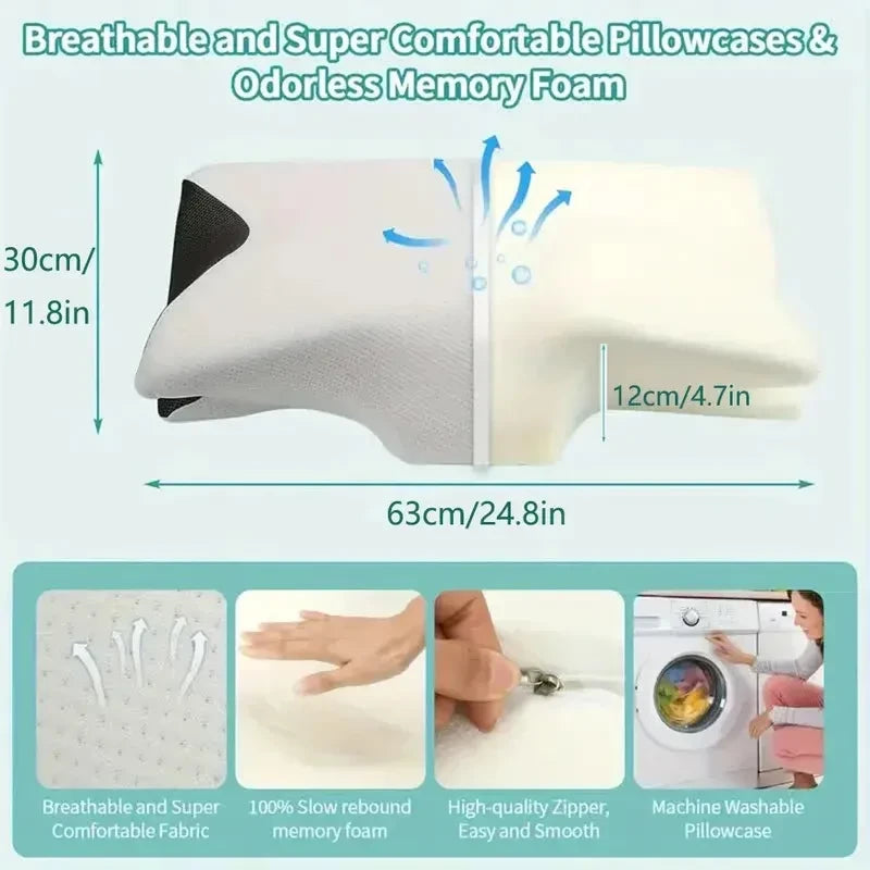 Cuscino Cervicale Memory Foam per Letto