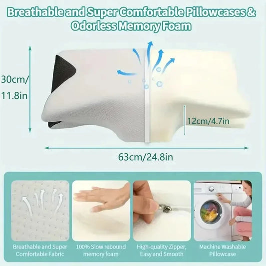 Cuscino Cervicale Memory Foam per Letto